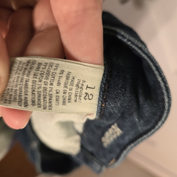 American Eagle Outfitters Blue Skinny Jeans with Faded Wash - Picture 6 of 6